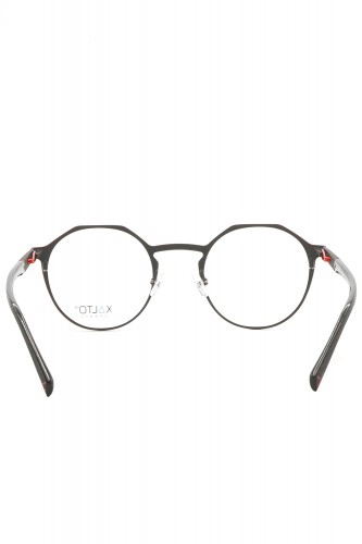 Exalto - Occhiali da vista in metallo tondi unisex nero - 65N442