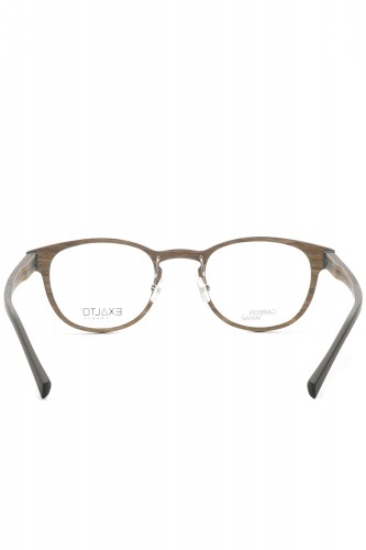 Exalto - Occhiali da vista in fibra di carbonio tondi unisex nero - 12M021