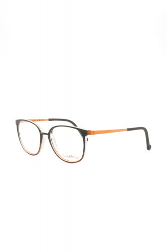 Lookkino - Occhiali da vista in plastica squadrati per bambini nero - 3852 W3