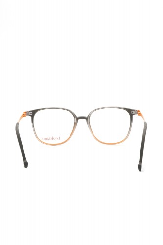 Lookkino - Occhiali da vista in plastica squadrati per bambini nero - 3852 W3