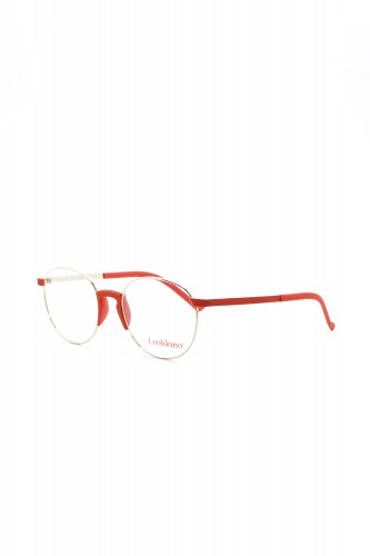 Lookkino - Occhiali da vista in metallo tondi per bambini rosso - 3450 M4