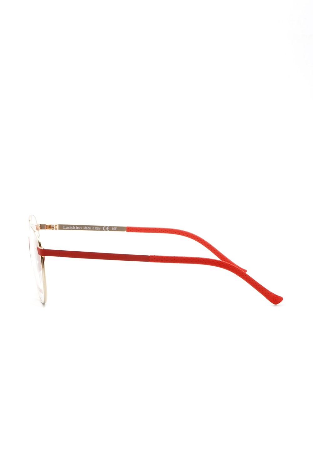 Lookkino - Occhiali da vista in metallo tondi per bambini rosso - 3450 M4