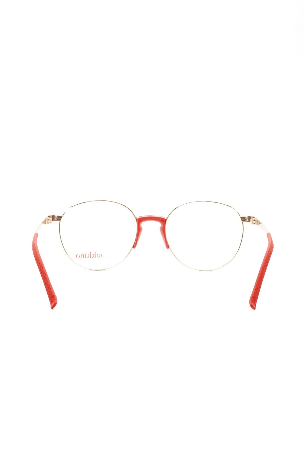 Lookkino - Occhiali da vista in metallo tondi per bambini rosso - 3450 M4