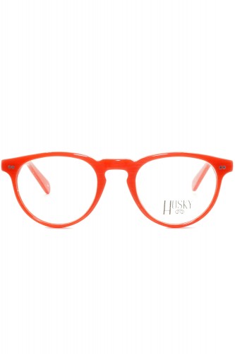 Husky - Occhiali da vista in celluloide tondi unisex rosso - 1486 2 2