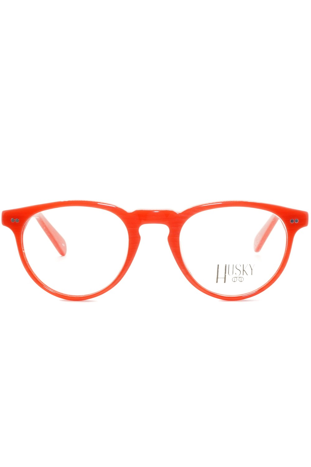 Husky - Occhiali da vista in celluloide tondi unisex rosso - 1486 2