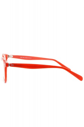 Husky - Occhiali da vista in celluloide tondi unisex rosso - 1486 2