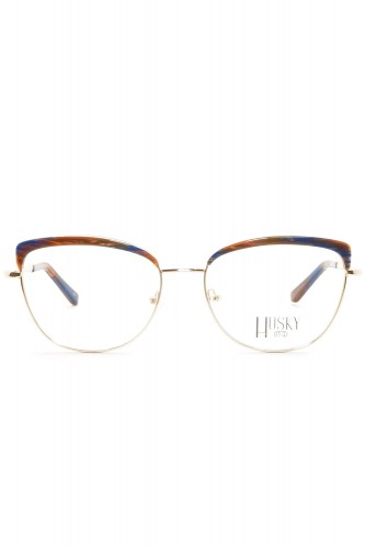 Husky - Occhiali da vista combinati cat eye per donna oro - 1579 4