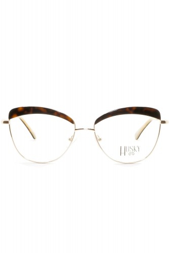 Husky - Occhiali da vista combinati cat eye per donna oro - 1588 2