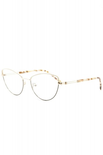 Donna Fontana - Occhiali da vista in metallo cat eye per donna oro - DF233 01