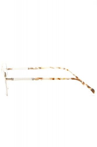 Donna Fontana - Occhiali da vista in metallo cat eye per donna oro - DF233 01