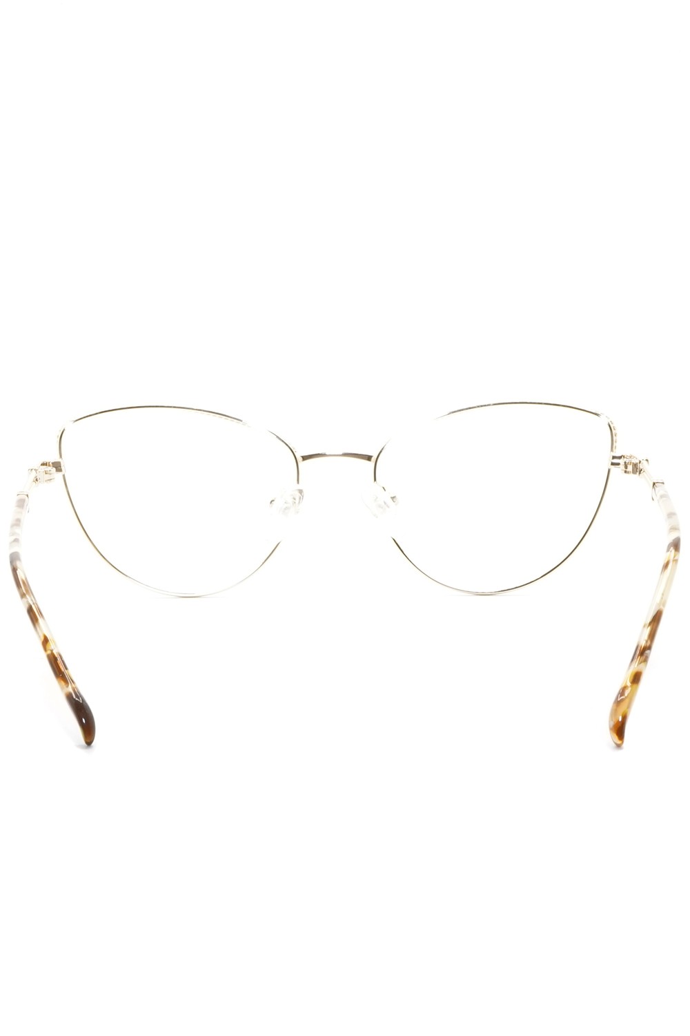 Donna Fontana - Occhiali da vista in metallo cat eye per donna oro - DF233 01