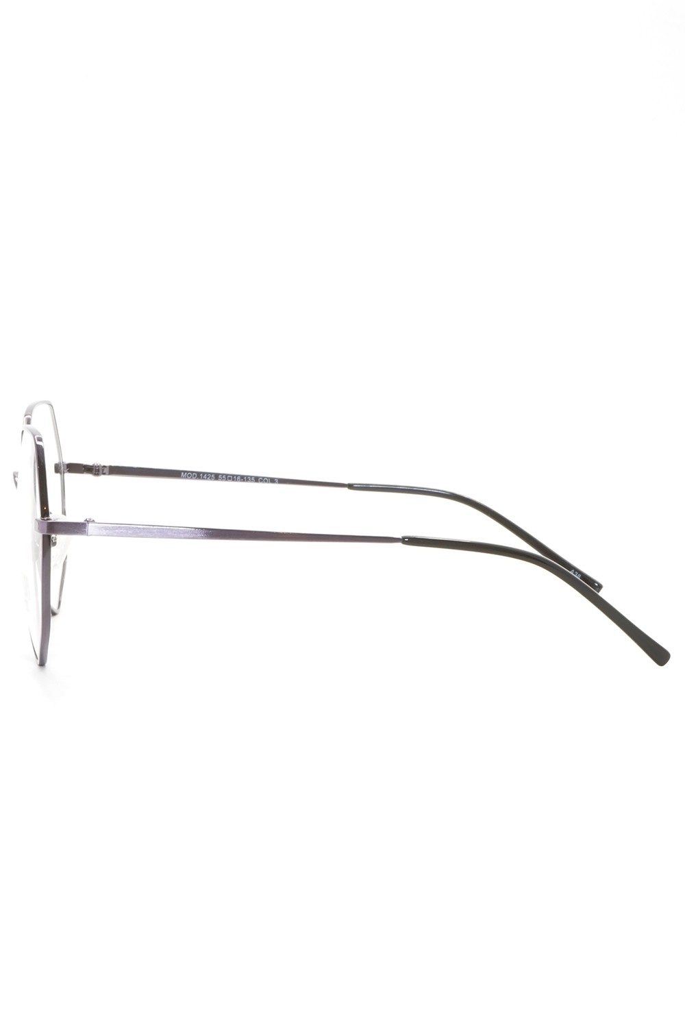 Husky Occhiali da vista in metallo esagonali per donna viola