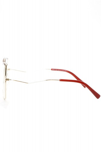 Husky - Occhiali da vista in metallo esagonali per donna oro - 1488 3