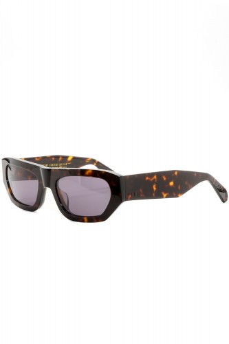 Gast - Occhiali da sole in celluloide rettangolari unisex tartarugato -