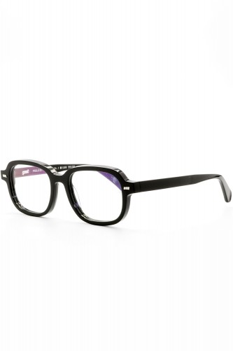 Gast - Occhiali da vista in celluloide rettangolari unisex nero - DEVI 01