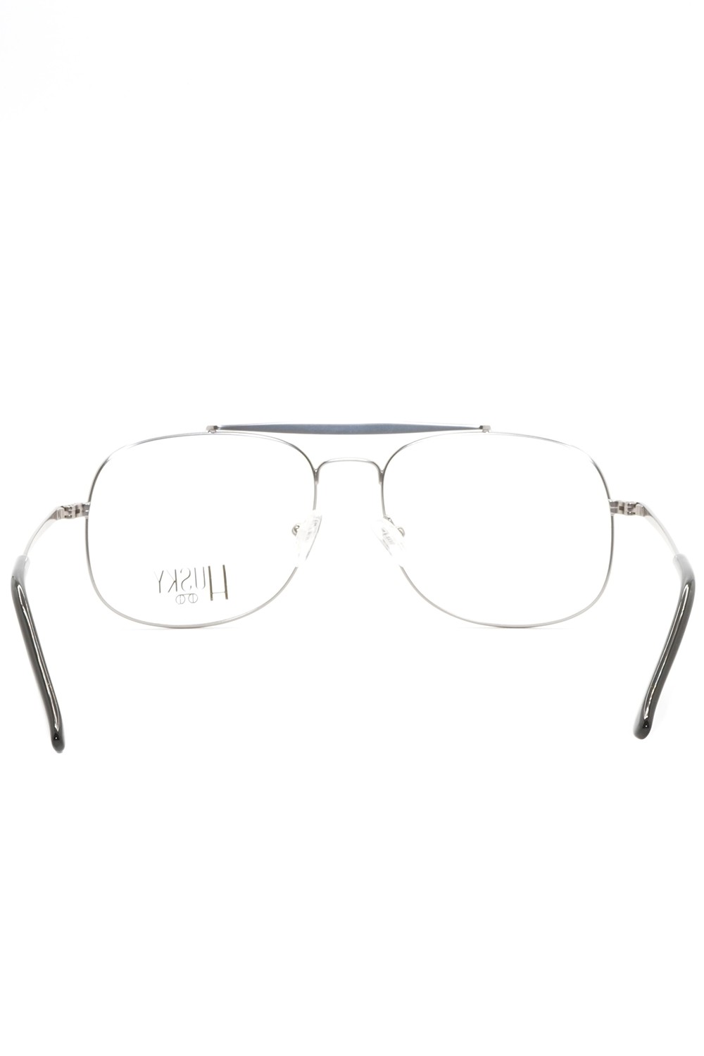 Husky - Occhiali da vista in metallo squadrati unisex argento - 1422 2