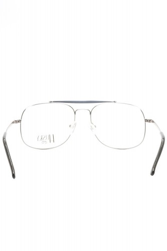 Husky - Occhiali da vista in metallo squadrati unisex argento - 1422 2