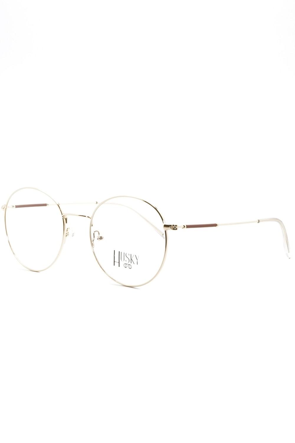 Husky - Occhiali da vista in metallo tondi unisex oro - 1434 1