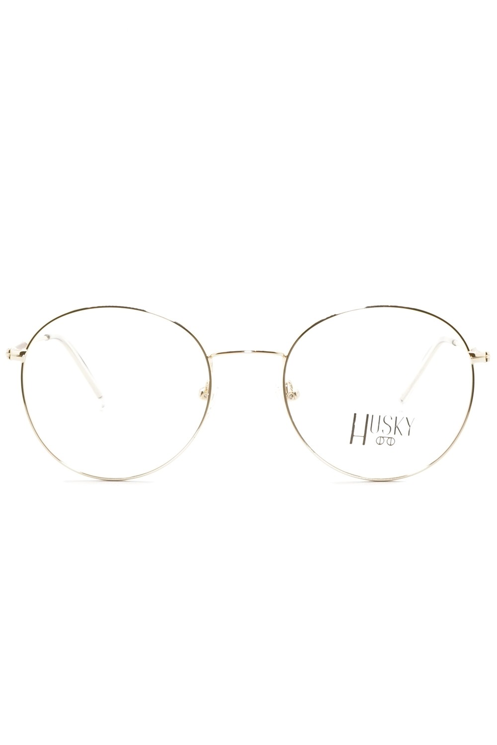 Husky - Occhiali da vista in metallo tondi unisex oro - 1434 1