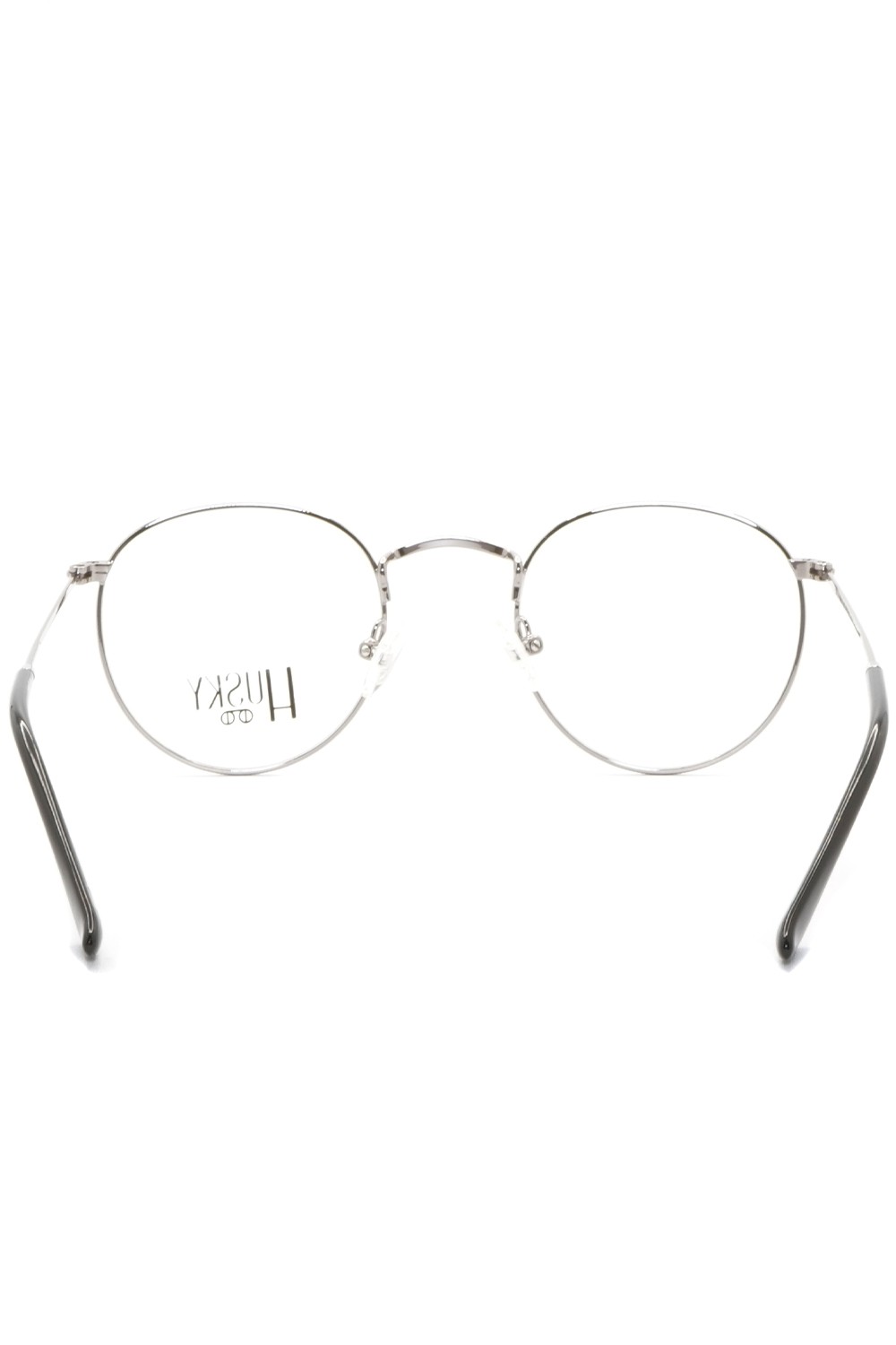 Husky - Occhiali da vista in metallo tondi unisex argento - 1355 7