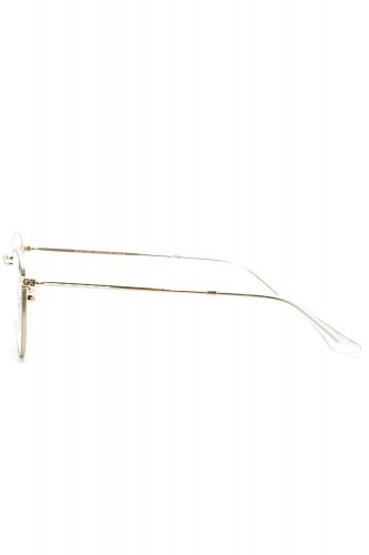 Husky - Occhiali da vista in metallo tondi unisex oro - 1355 6