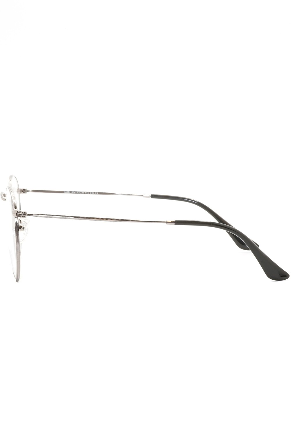 Husky - Occhiali da vista in metallo tondi unisex argento - 1354 2A