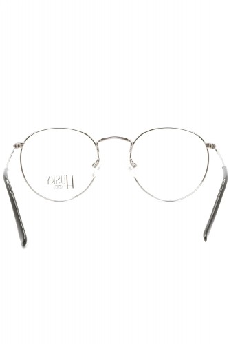 Husky - Occhiali da vista in metallo tondi unisex argento - 1354 2A