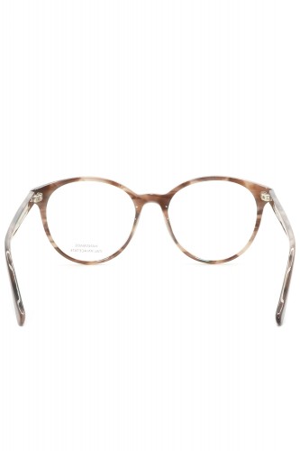 Battatura - Occhiali da vista in celluloide tondi per donna tartarugato -