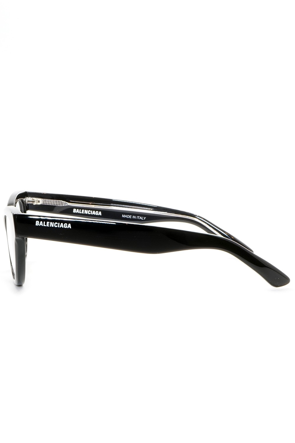 Balenciaga - Occhiali da vista in celluloide cat eye per donna nero - BB0241O