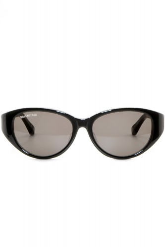 Balenciaga - Occhiali da sole in celluloide ovali unisex nero - BB0209SA 001 2