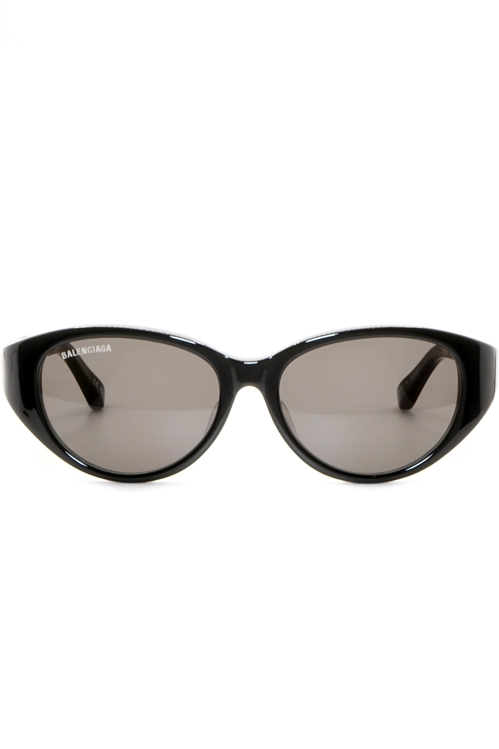 Balenciaga - Occhiali da sole in celluloide ovali unisex nero - BB0209SA 001