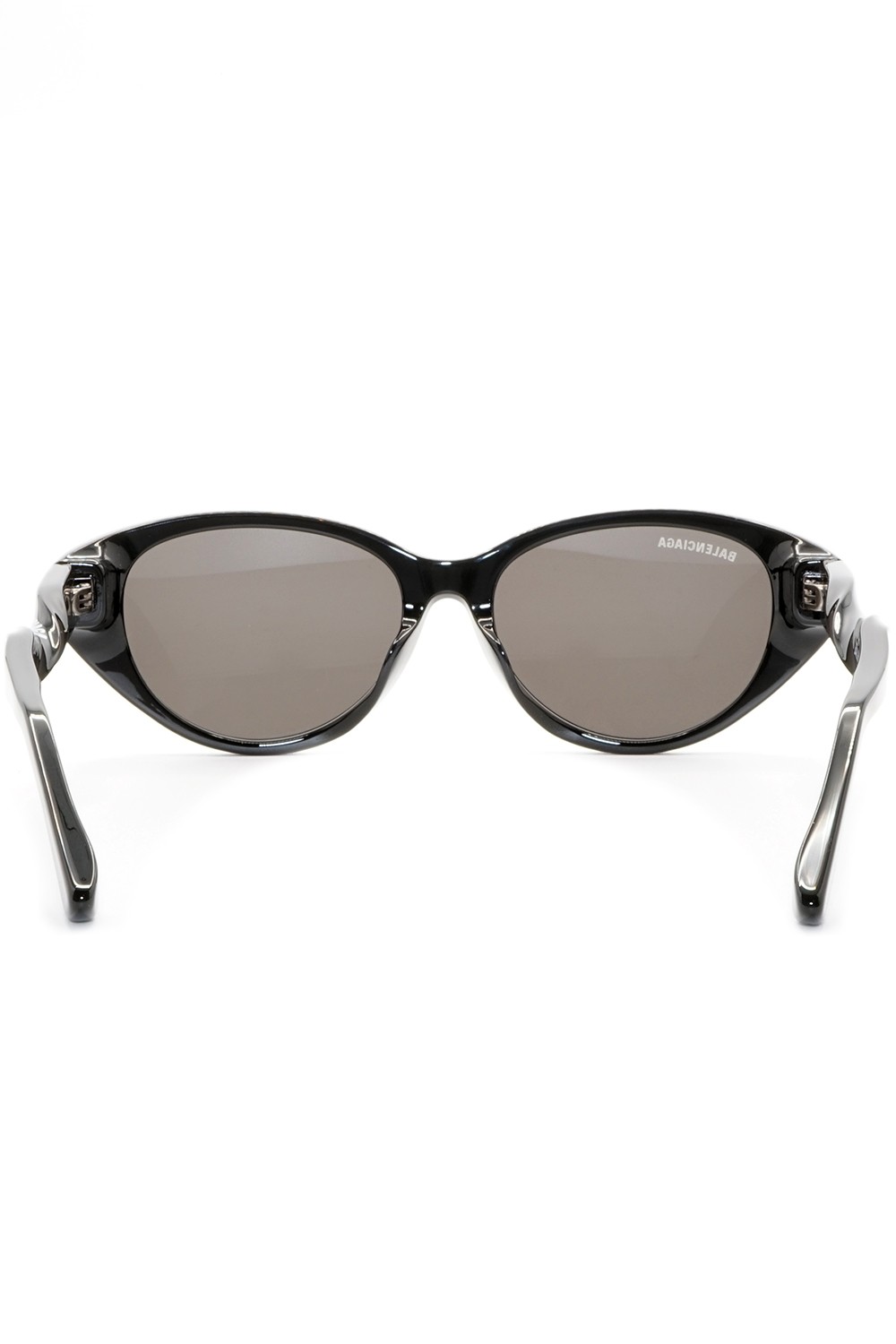 Balenciaga - Occhiali da sole in celluloide ovali unisex nero - BB0209SA 001