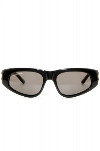 Balenciaga - Occhiali da sole in celluloide rettangolari unisex nero - BB0095S 2