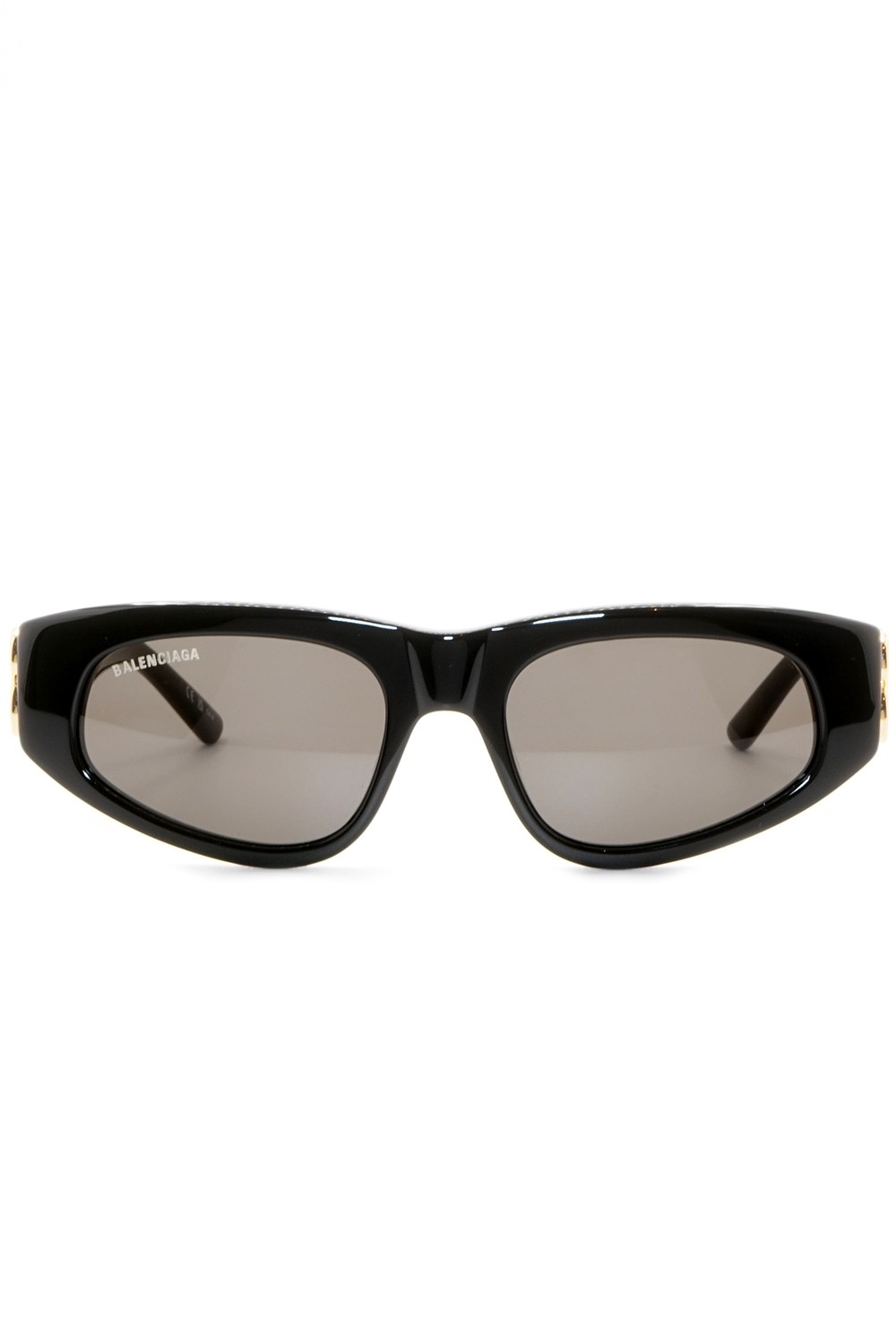 Balenciaga - Occhiali da sole in celluloide rettangolari unisex nero - BB0095S