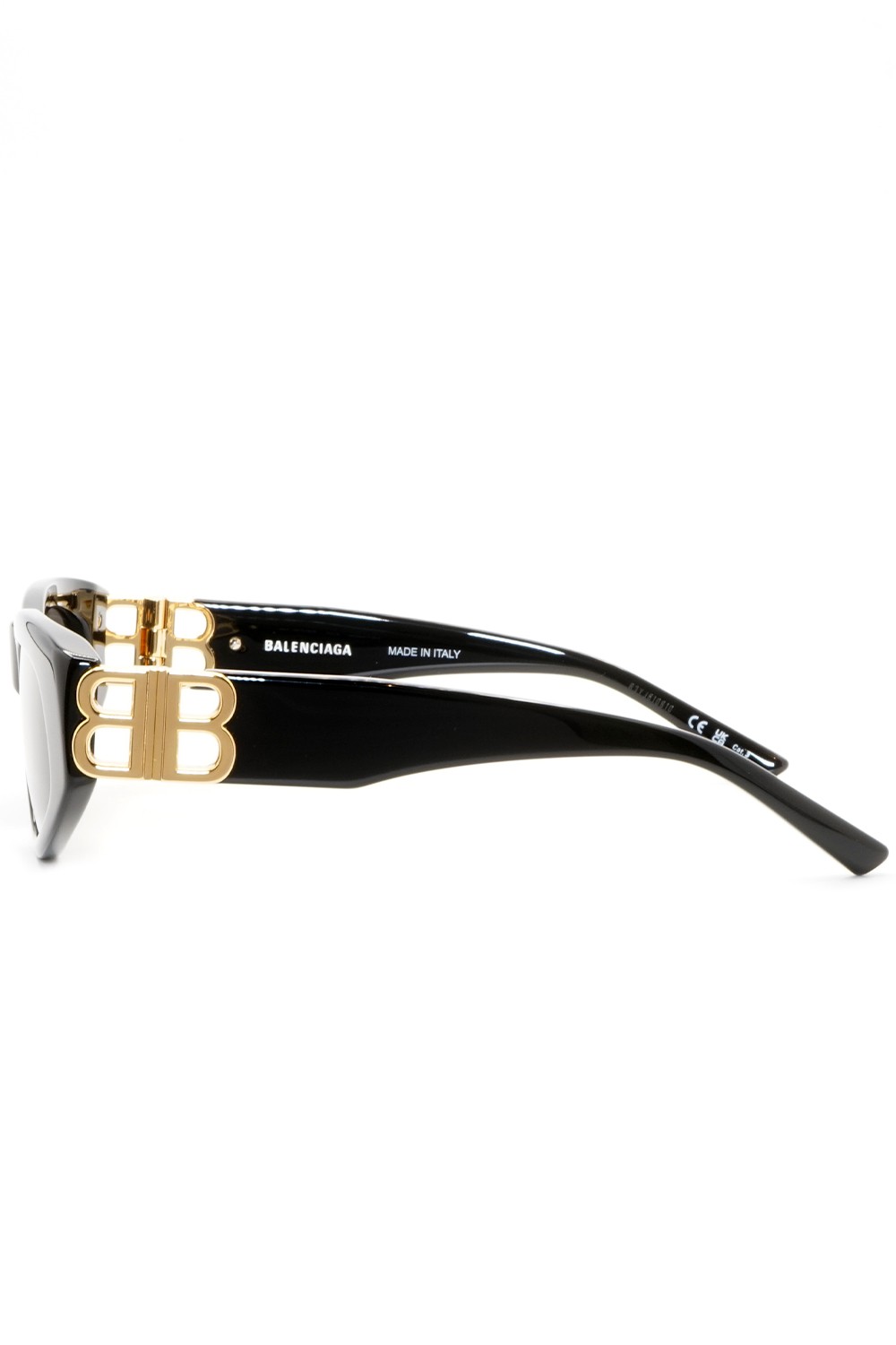 Balenciaga - Occhiali da sole in celluloide rettangolari unisex nero - BB0095S