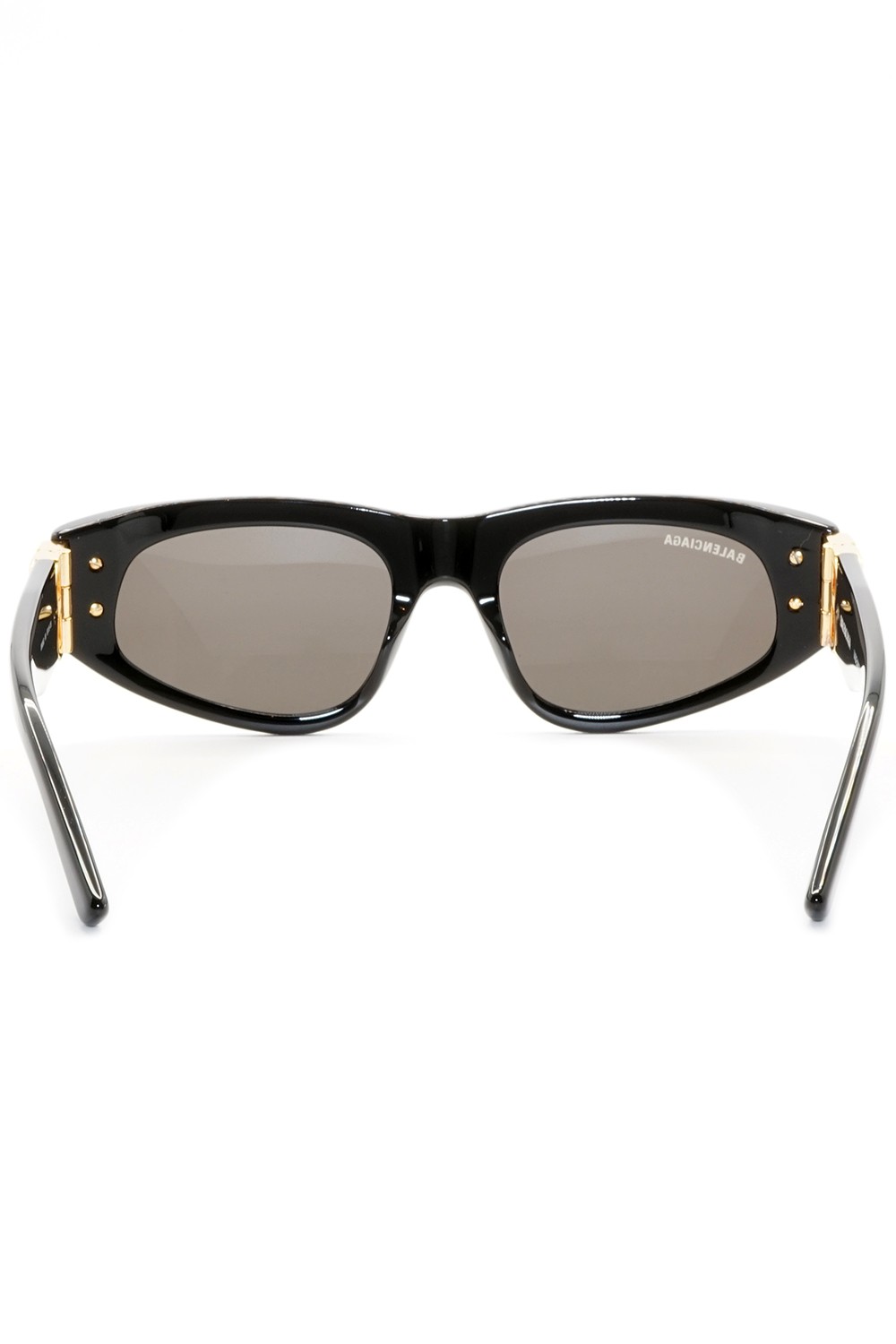 Balenciaga - Occhiali da sole in celluloide rettangolari unisex nero - BB0095S