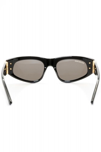 Balenciaga - Occhiali da sole in celluloide rettangolari unisex nero - BB0095S