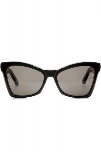 Balenciaga - Occhiali da sole in celluloide squadrati per donna nero - BB0231S 2