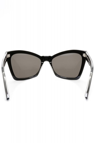 Balenciaga - Occhiali da sole in celluloide squadrati per donna nero - BB0231S