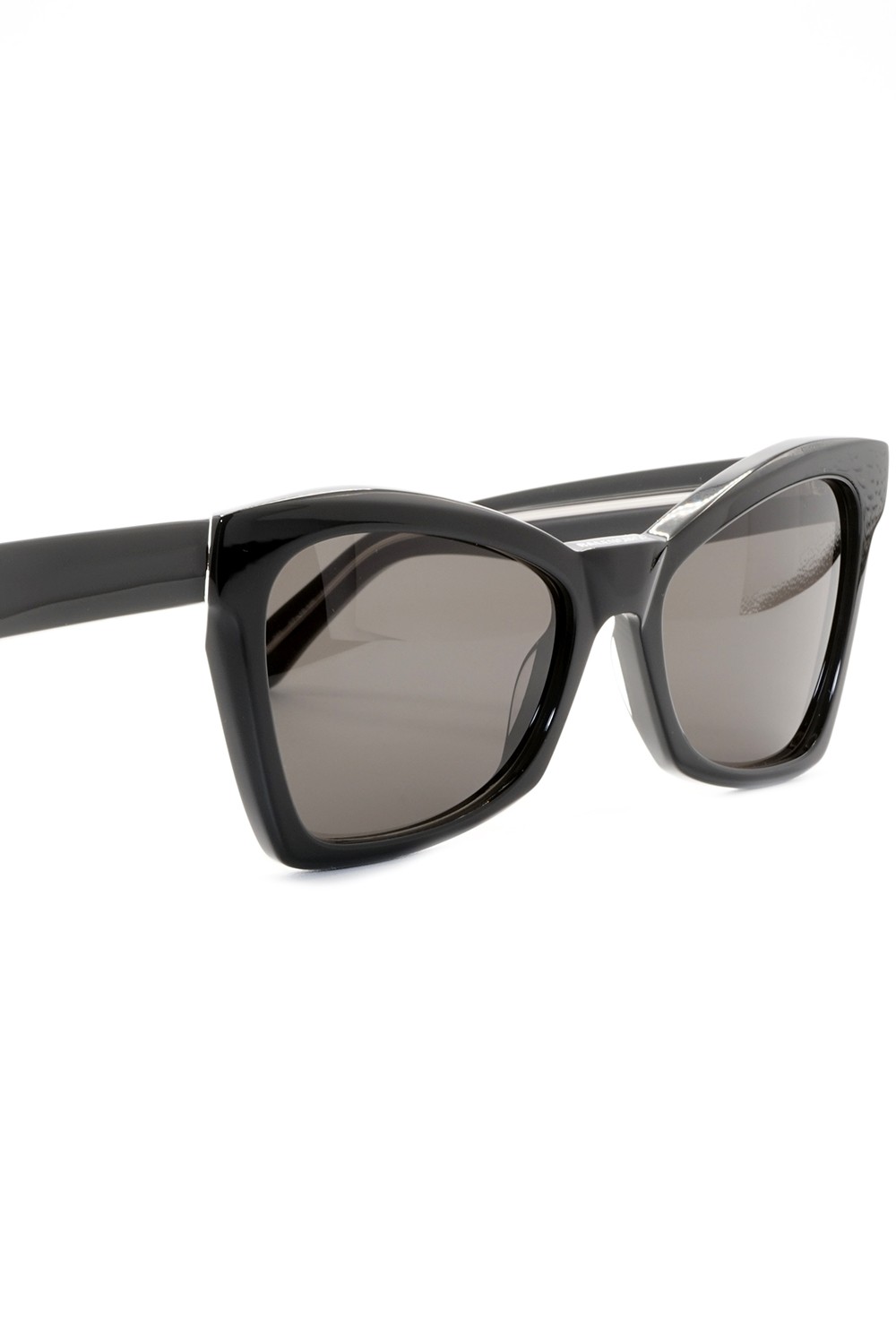 Balenciaga - Occhiali da sole in celluloide squadrati per donna nero - BB0231S