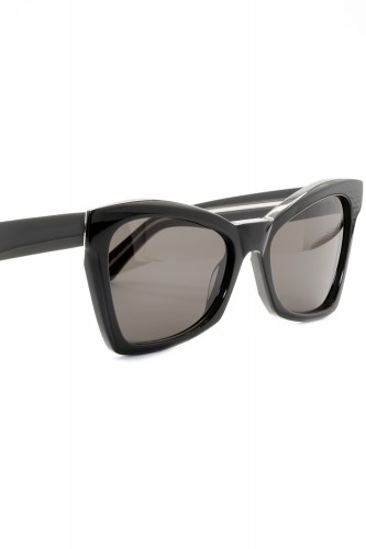 Balenciaga - Occhiali da sole in celluloide squadrati per donna nero - BB0231S