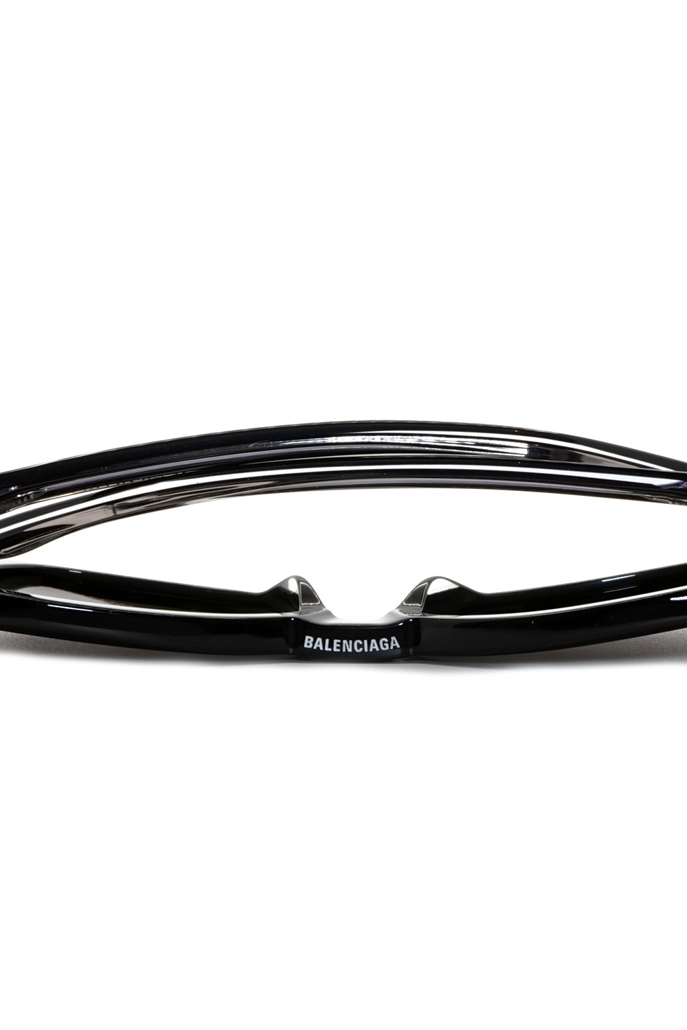 Balenciaga - Occhiali da sole in celluloide squadrati per donna nero - BB0231S