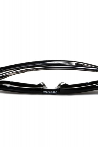 Balenciaga - Occhiali da sole in celluloide squadrati per donna nero - BB0231S