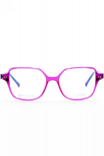 iGreen - Occhiali da vista in celluloide squadrati per donna con clip solare