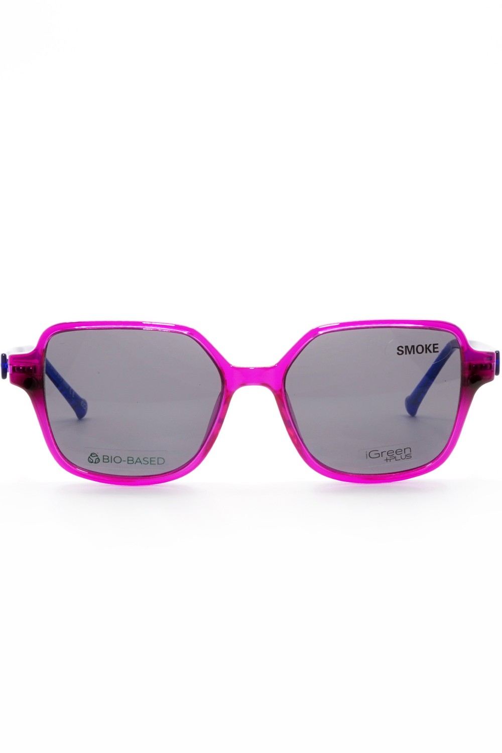 iGreen - Occhiali da vista in celluloide squadrati per donna con clip solare