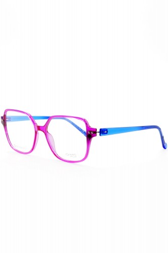 iGreen - Occhiali da vista in celluloide squadrati per donna con clip solare