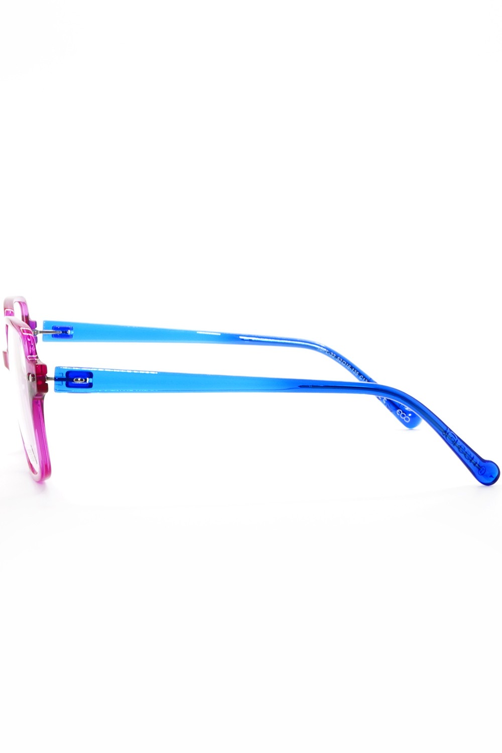 iGreen - Occhiali da vista in celluloide squadrati per donna con clip solare