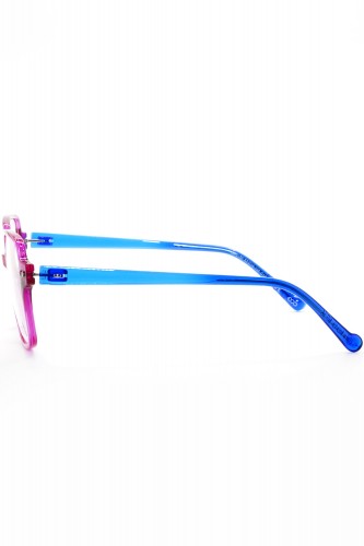 iGreen - Occhiali da vista in celluloide squadrati per donna con clip solare