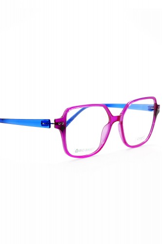 iGreen - Occhiali da vista in celluloide squadrati per donna con clip solare