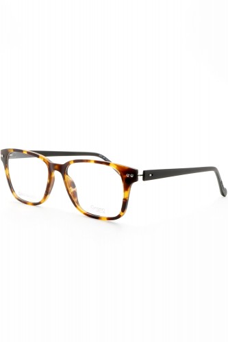 iGreen - Occhiali da vista in celluloide rettangolari unisex con clip solare